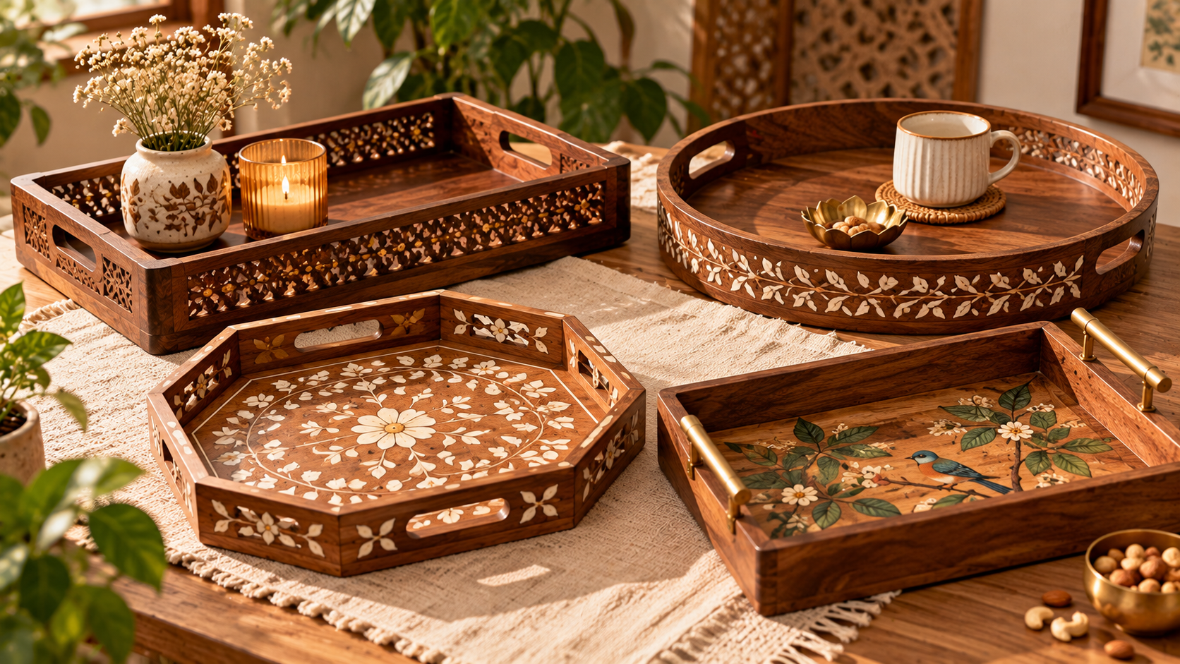 Wooden Decorative Trays